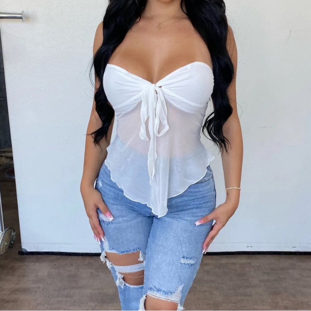 OOTDFASH- Yasmin Tube Top (White)